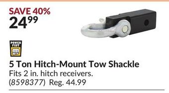 Princess Auto 5 ton hitch-mount tow shackle offer