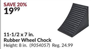 Princess Auto 11-1/2 x 7 in. rubber wheel chock offer