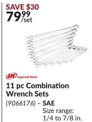 Princess Auto 11 pc combination wrench sets offer