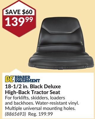 Princess Auto 18-1/2 in. black deluxe high-back offer