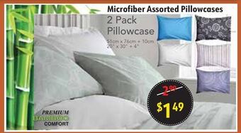 Oxford Mills Microfiber assorted pillowcases offer