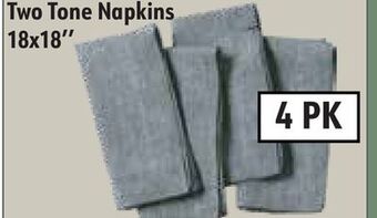 Oxford Mills Two tone napkins 18x18'' offer