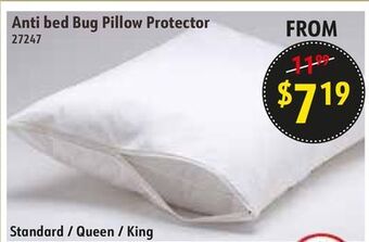 Oxford Mills Anti bed bug pillow protector offer