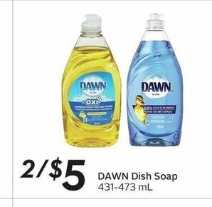 Sobeys DAWN Dish Soap 431-473 mL offer