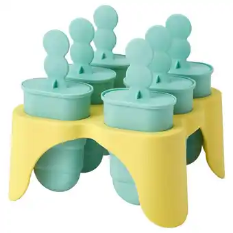 IKEA Uppfylld ice pop maker, turquoise/yellow offer