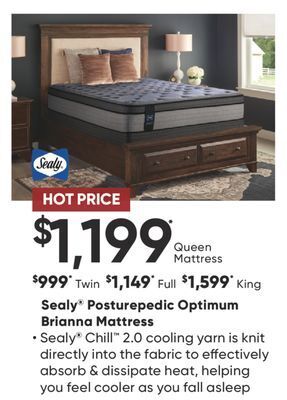 Sleep Country Sealy posturepedic optimum brianna mattress offer