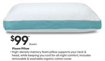 Sleep Country Ploom pillow offer