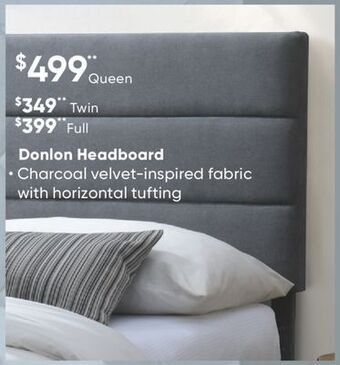 Sleep Country Donlon headboard offer