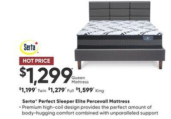 Sleep Country Serta perfect sleeper elite percevall mattress offer