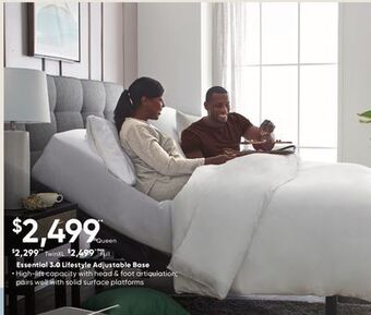 Sleep Country Essential 3.0 lifestyle adjustable base offer