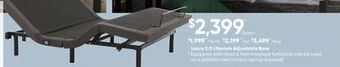 Sleep Country Laura 2.0 lifestyle adjustable base offer