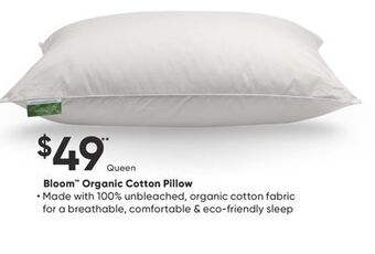 Dormez Vous Bloom organic cotton pillow offer