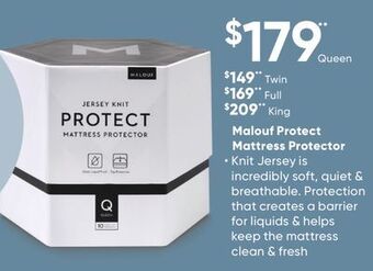 Dormez Vous Malouf protect mattress protector offer
