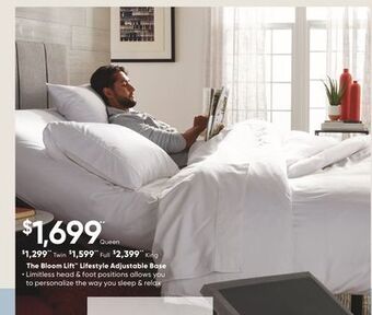 Dormez Vous The bloom lift lifestyle adjustable base offer