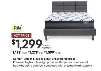 Dormez Vous Serta perfect sleeper elite percevall mattress offer