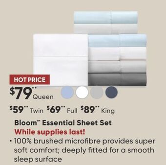 Dormez Vous Bloom essential sheet set offer