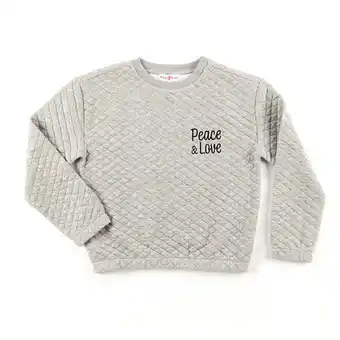 Giant Tiger Bella & birdie girl's active quilted crew neck top offer