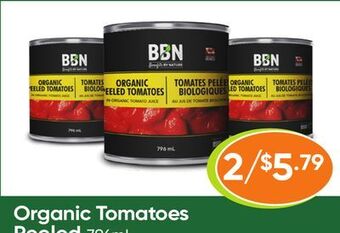 Healthy Planet Benefits by nature tomatoes peeled organic offer