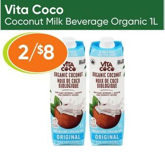 Healthy Planet Vita coco coconut milk beverage organic offer