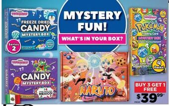 Showcase Mystery boxes offer