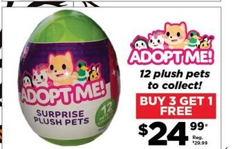 Showcase Adopt me!: surprise plush pets offer