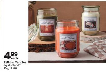 Michaels Fall jar candles by ashland offer