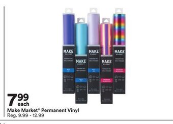 Michaels Make market permanent vinyl offer