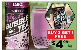 Showcase Inotea boba bubble tea offer