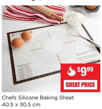 Kitchen Stuff Plus Chefs silicone baking sheet offer