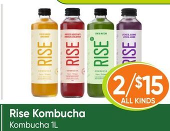 Healthy Planet Rise kombucha offer