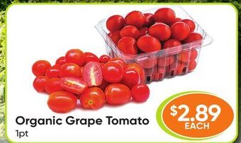 Healthy Planet Organic grape tomato offer