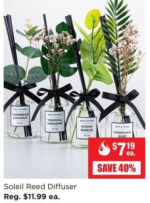 Kitchen Stuff Plus Soleil reed diffuser offer