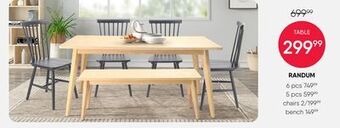 Meubles RD Randum table offer