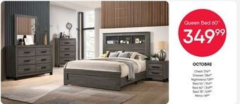 Meubles RD Octobre queen bed 60 offer