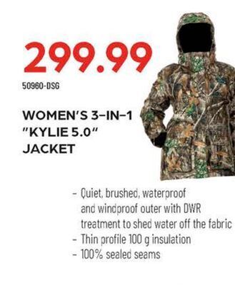 Pronature Women's 3-in-1 kylie 5.0 jacket offer