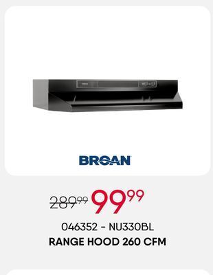 Meubles RD Range hood 260 cfm offer