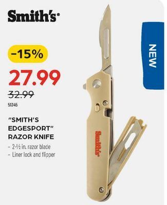 Pronature Smith's edgesport razor knife offer