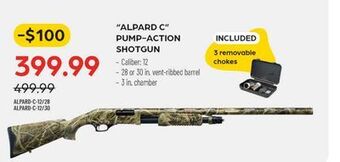 Pronature Alpard c pump-action shotgun offer