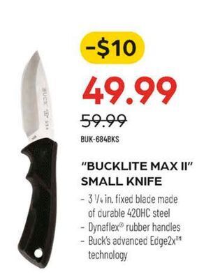 Pronature Bucklite max ii small knife offer