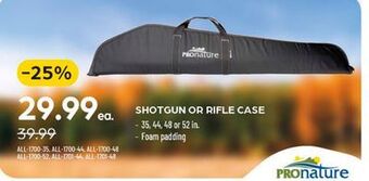 Pronature Shotgun or rifle case offer