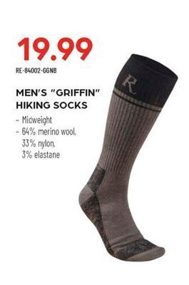 Pronature Men's griffin hiking socks offer