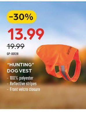 Pronature Hunting dog vest offer