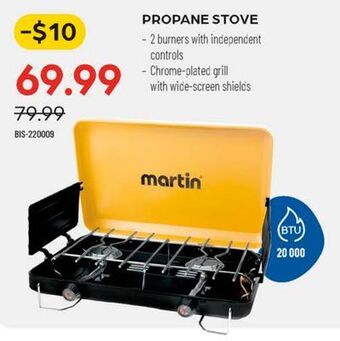 Pronature Propane stove offer