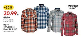 Pronature Men's or women's flannel shirt offer