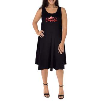 Giant Tiger Canada eh! women's plus canada day sleeveless skater dress offer