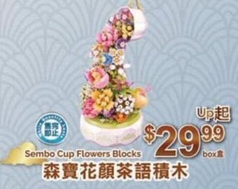 T&T Supermarket Sembo Cup Flowers Blocks offer
