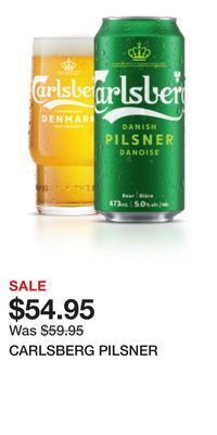 The Beer Store Carlsberg pilsner offer