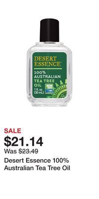 Well Desert essence 100% australian tea tree oil offer