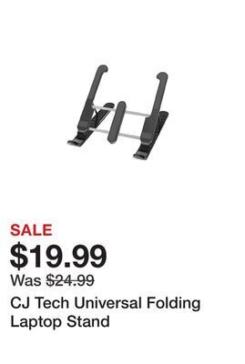 TSC Stores Cj tech universal folding laptop stand offer