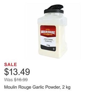 Costco Moulin rouge garlic powder, 2 kg offer